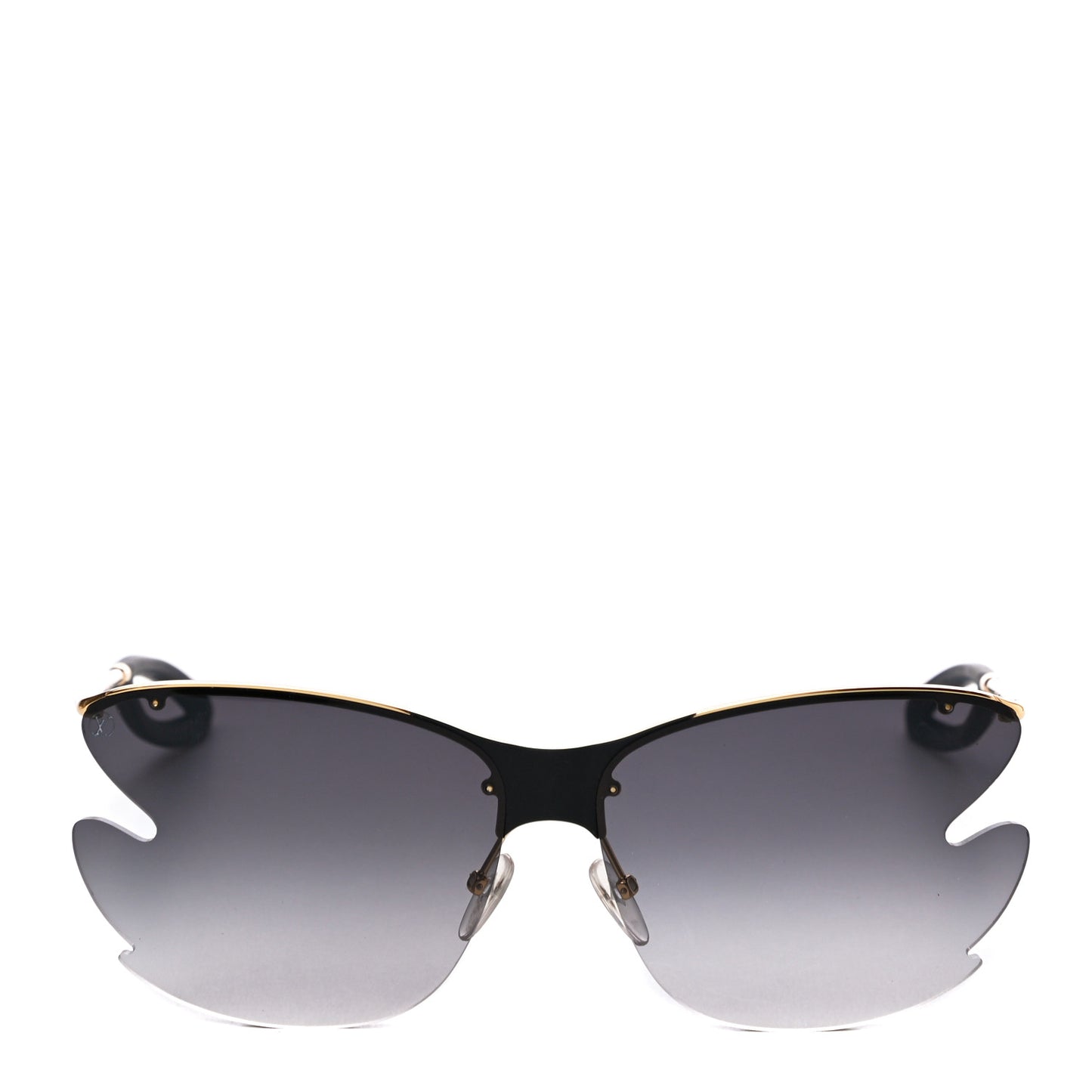 Bohemian Vuittony Square Sunglasses Z1233E Silver Mirror