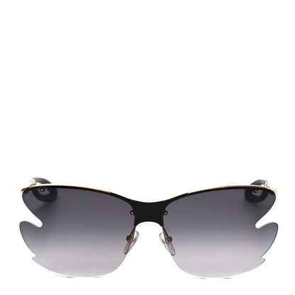 Louis Vuitton Bohemian Vuittony Square Sunglasses Z1233E Silver Mirror 4 of 7