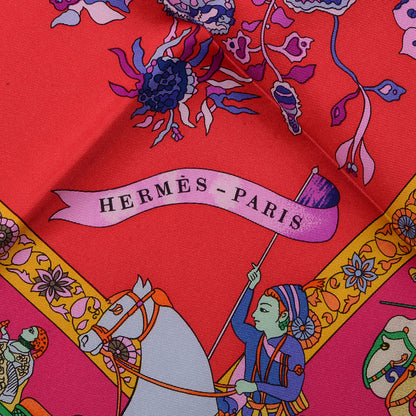Hermes Silk Fantaisies Indiennes Scarf 90 4 of 6