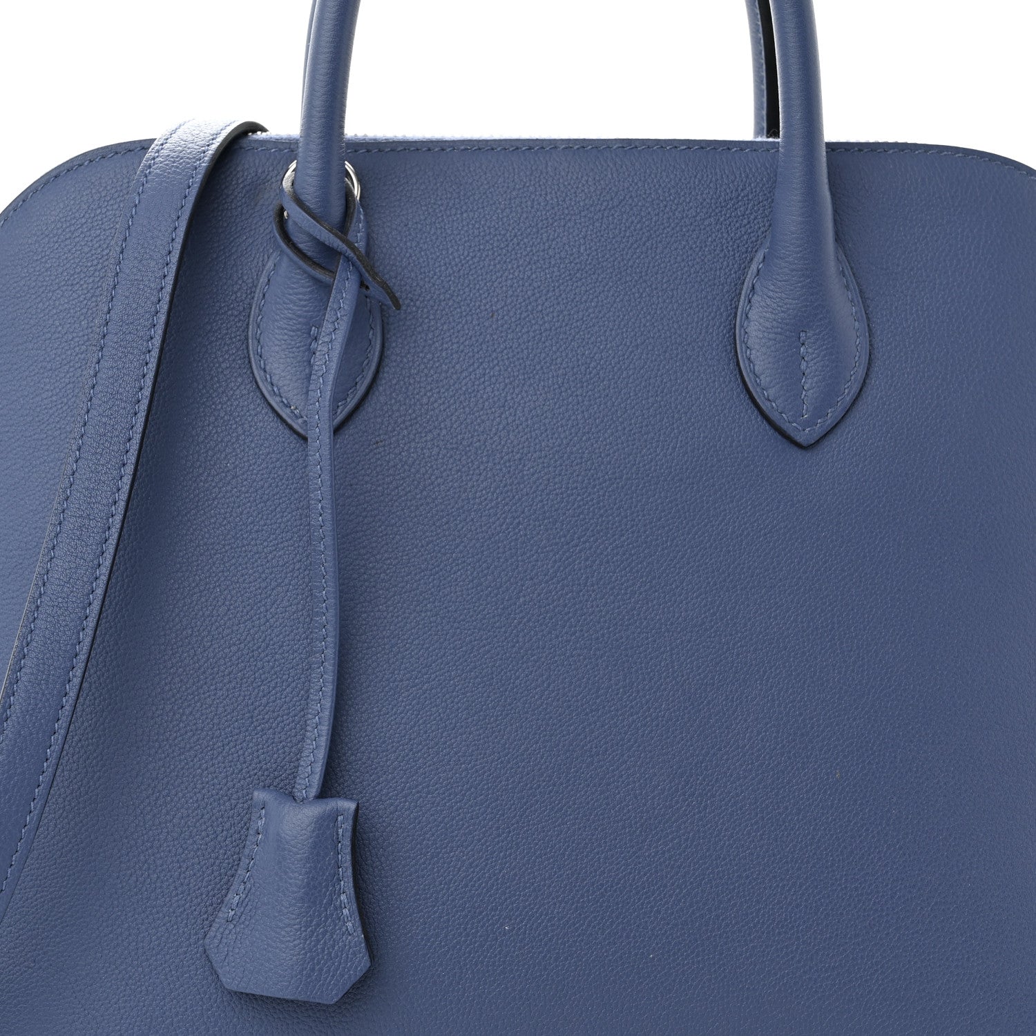Hermes Taurillon Novillo 1923 Bolide 30 Bleu Brighton 8 of 11