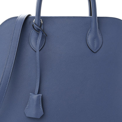 Hermes Taurillon Novillo 1923 Bolide 30 Bleu Brighton 8 of 11