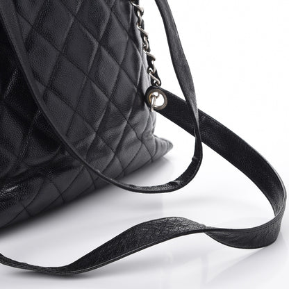 Chanel Caviar Quilted Flap Shoulder Bag Black 11 of 14