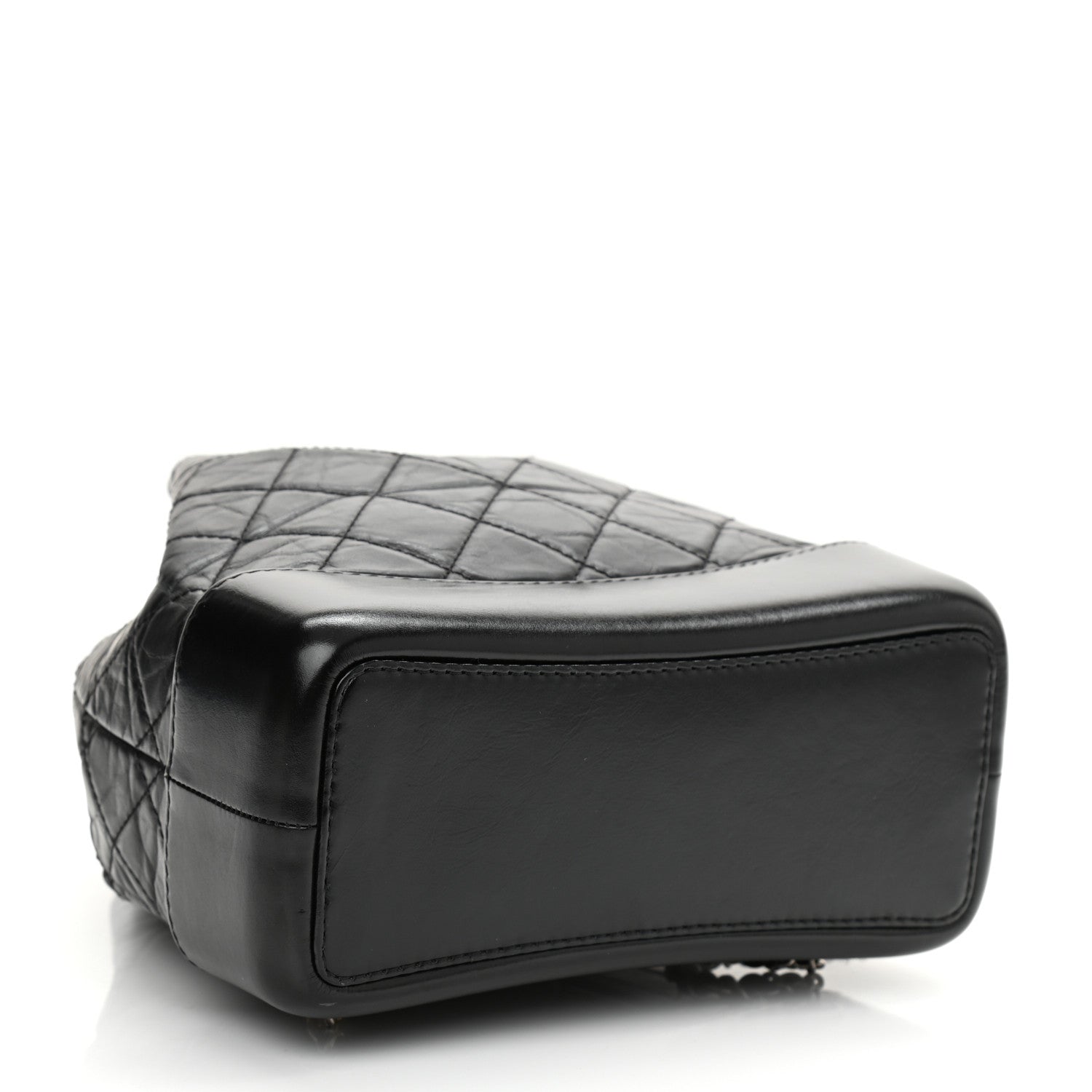 Chanel Aged Calfskin Quilted Small Gabrielle Backpack Black 4 of 8
