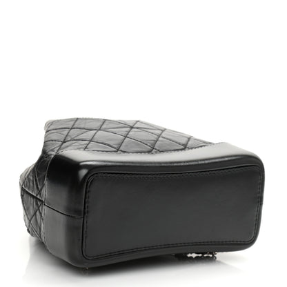 Chanel Aged Calfskin Quilted Small Gabrielle Backpack Black 4 of 8