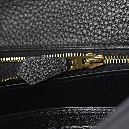 Hermes Togo Kelly Retourne 25 Black 31 of 42