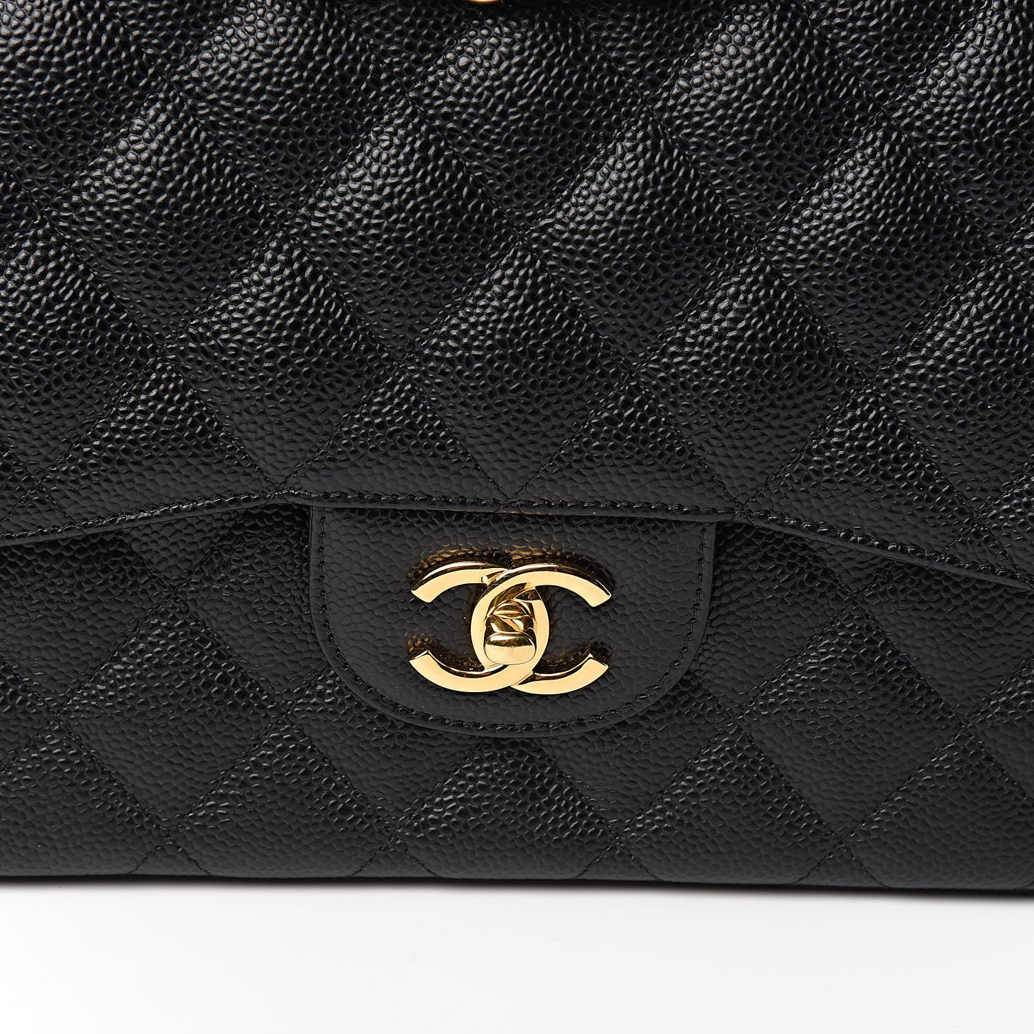 Chanel Caviar Quilted Jumbo Double Flap Black 11 of 11