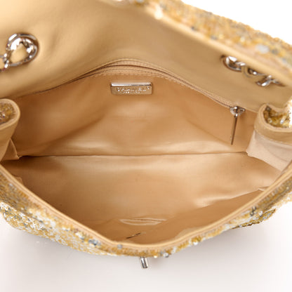 Chanel Sequin Mini Rectangular Flap Gold 5 of 11