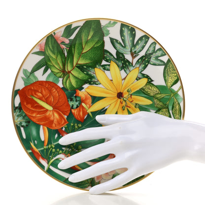 Hermes Porcelain Passifolia Dessert Plate N°2 Set of 2 2 of 6
