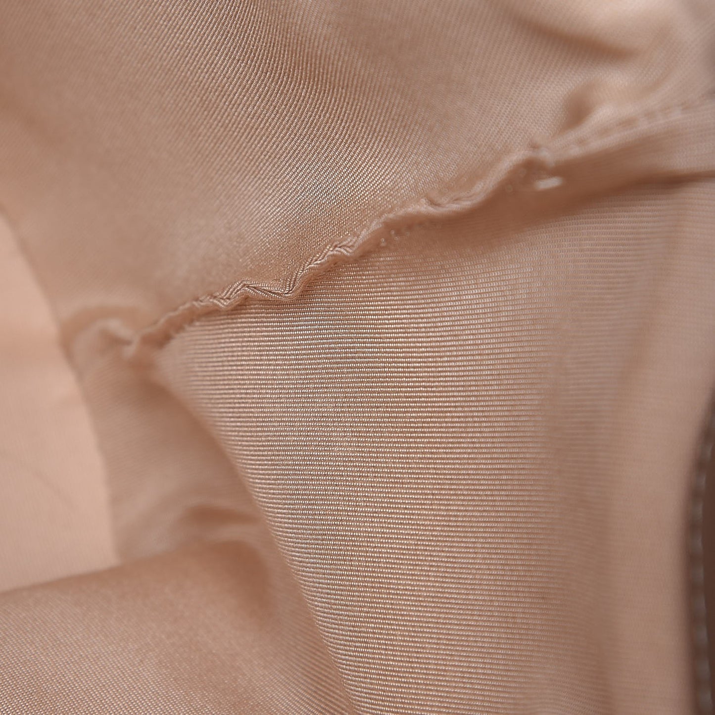 Metallic Lambskin Coco Pleats Drawstring Bag Gold
