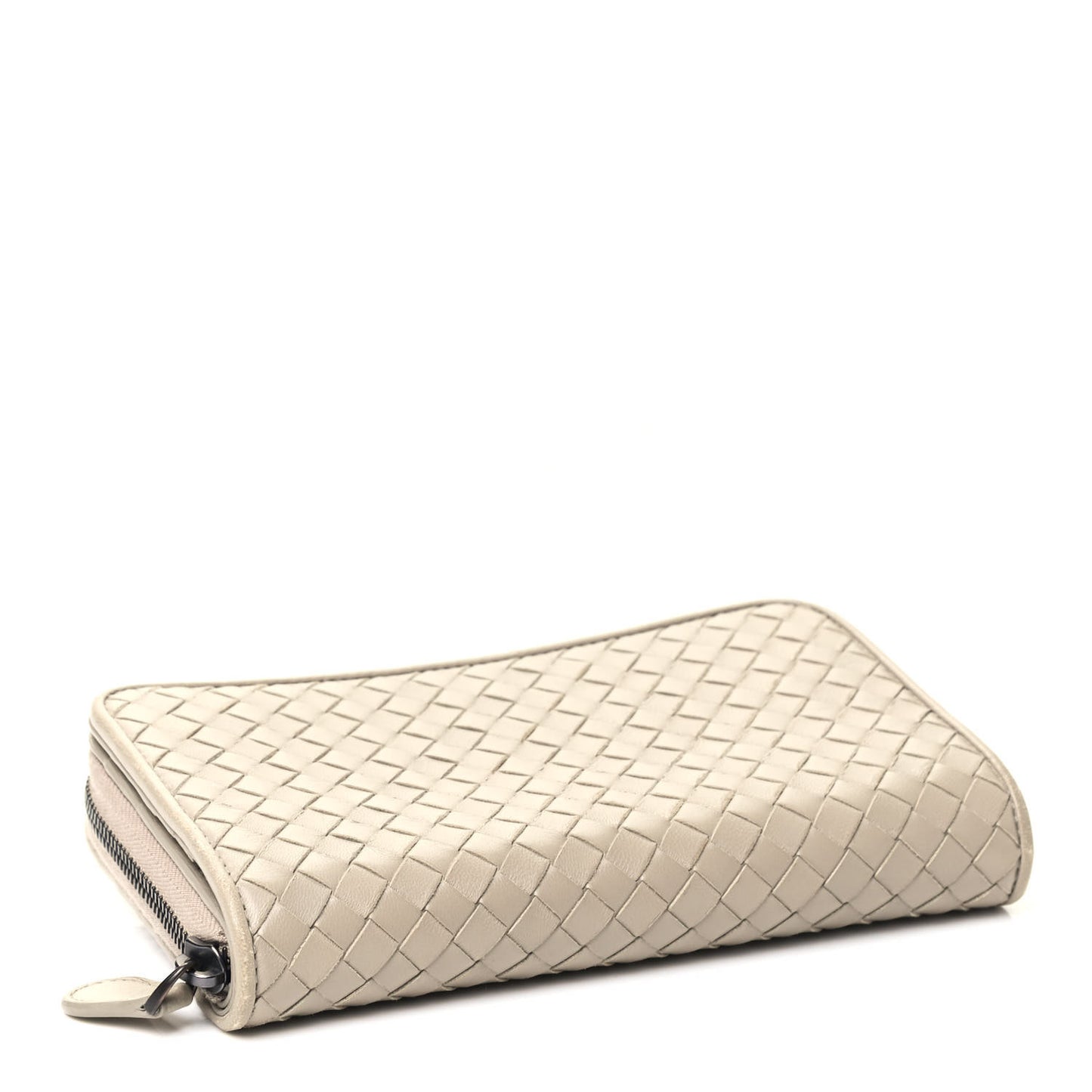 Nappa Intrecciato Zip Around Wallet Limo