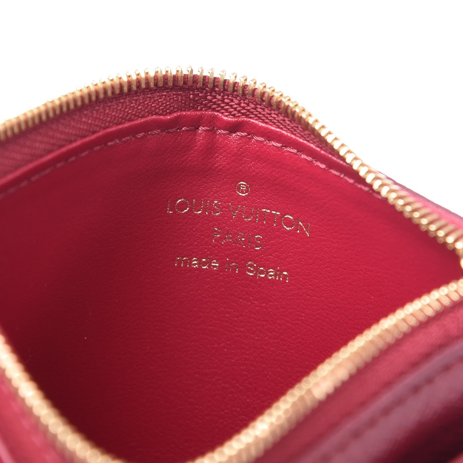 Louis Vuitton Monogram Zipped Card Holder Fuchsia 6 of 6
