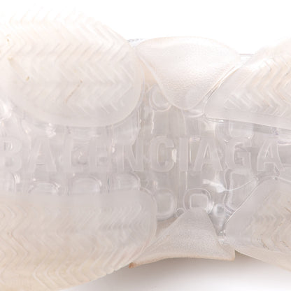 Balenciaga Fabric Mesh Clear Sole Womens Triple S Sneakers 39 White 10 of 10