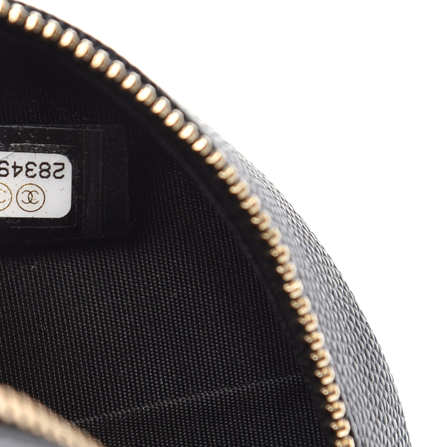 Chanel Caviar Quilted Round Filigree Crossbody Black 7 of 10