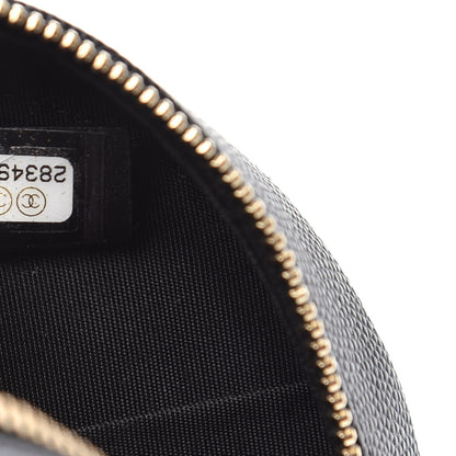 Chanel Caviar Quilted Round Filigree Crossbody Black 7 of 10