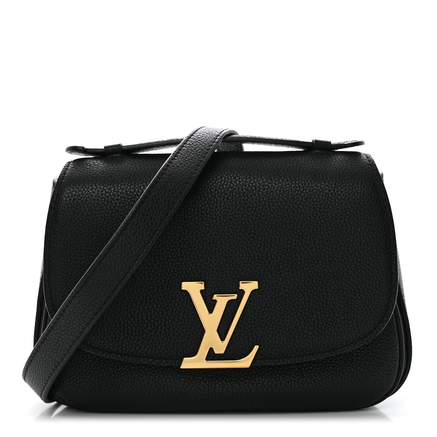 Louis Vuitton Grained Calfskin Vivienne NM Black 1 of 10
