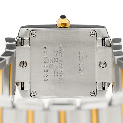 Cartier Stainless Steel 18K Yellow Gold 20mm Tank Francaise Quartz Watch 4 of 4