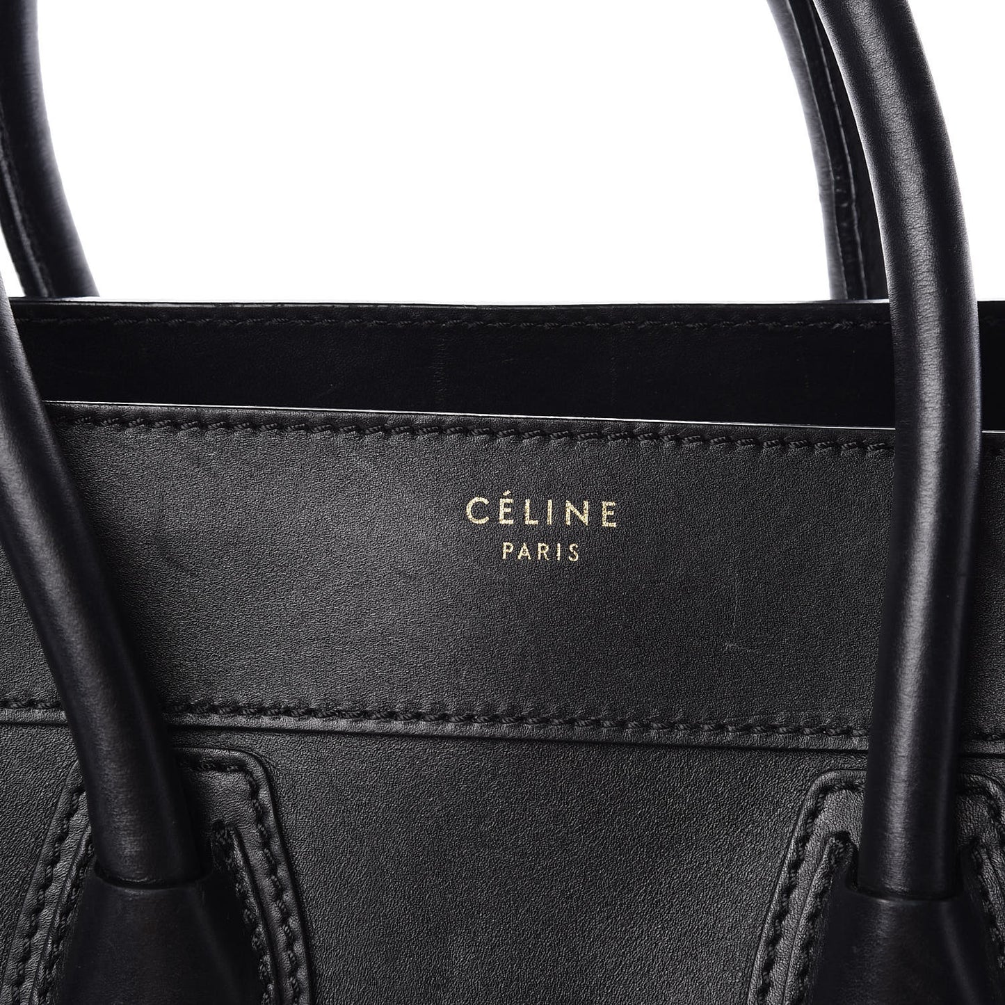 Smooth Calfskin Mini Luggage Black