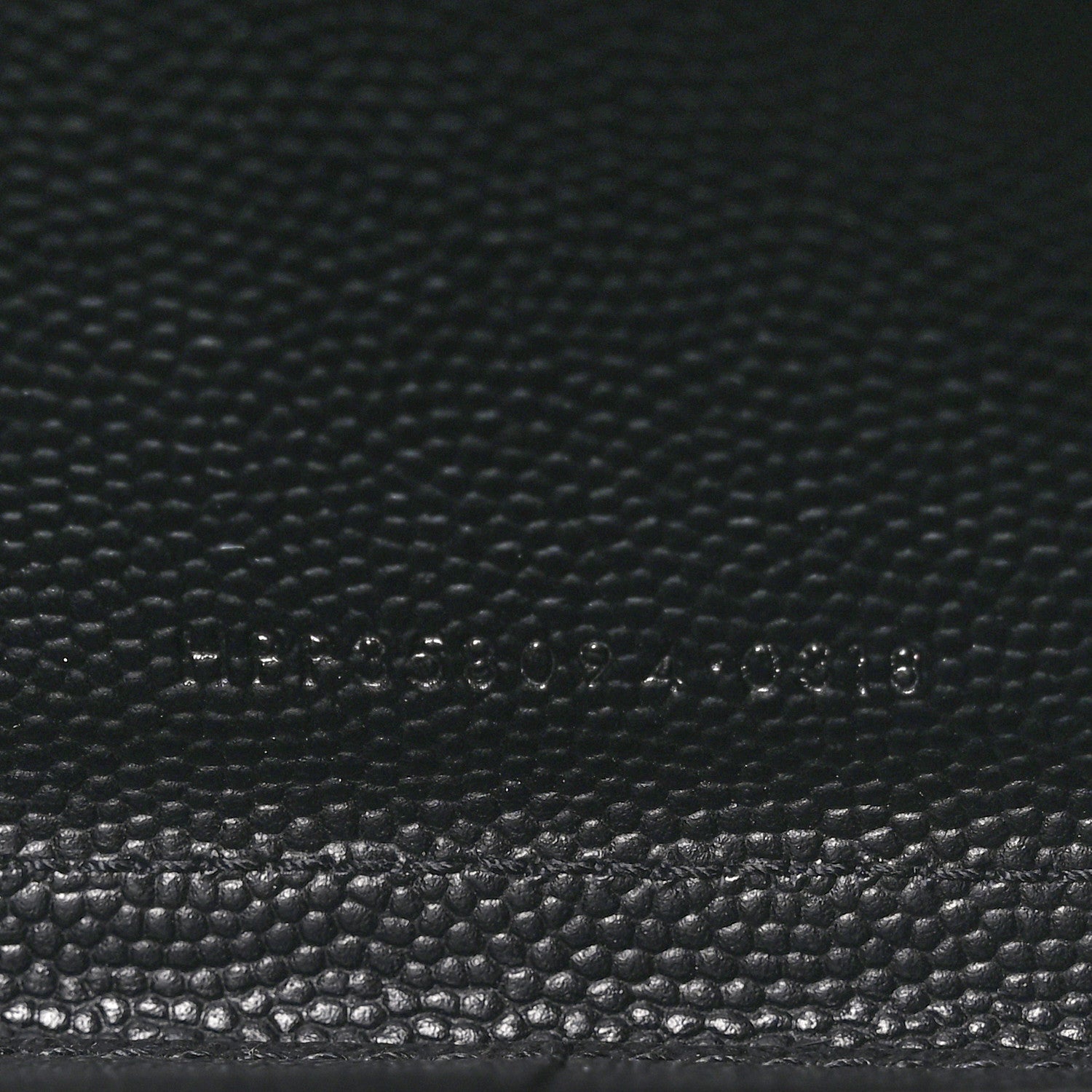 Saint Laurent Grain De Poudre Matelasse Chevron Monogram Zip Around Wallet Black 8 of 10