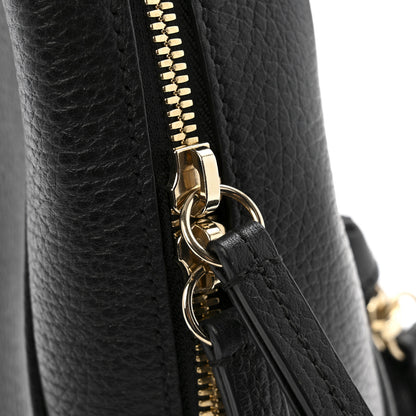 Gucci Pebbled Calfskin Soho Chain Backpack Black 15 of 15