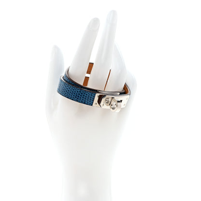 Hermes Lizard Kelly Double Tour Bracelet S Mykonos 2 of 7
