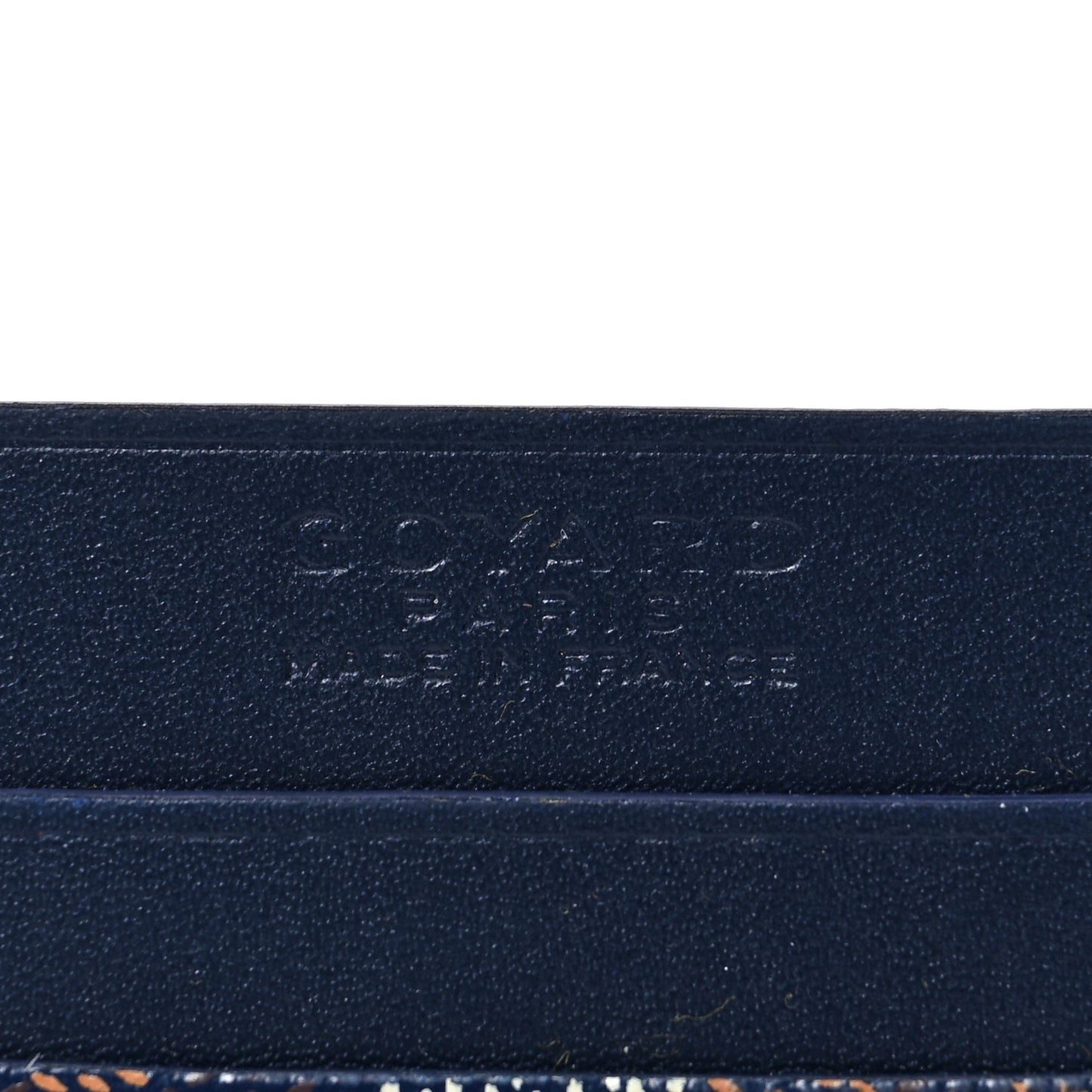 Goyardine Saint Sulpice Card Holder Navy