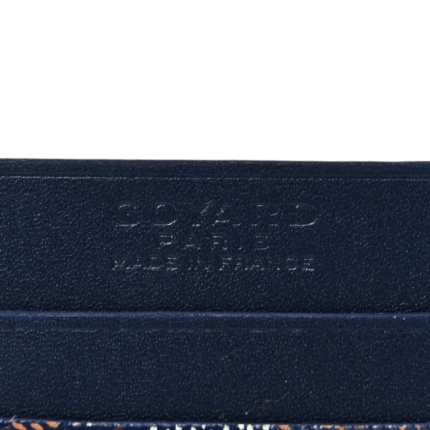 Goyard Goyardine Saint Sulpice Card Holder Navy 6 of 6