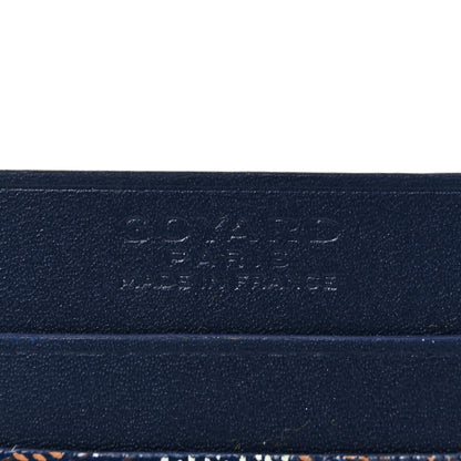 Goyard Goyardine Saint Sulpice Card Holder Navy 6 of 6