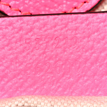 Gucci Canvas Flora Large Rajah Chain Tote White Multicolor Fuxia Fluo 7 of 10