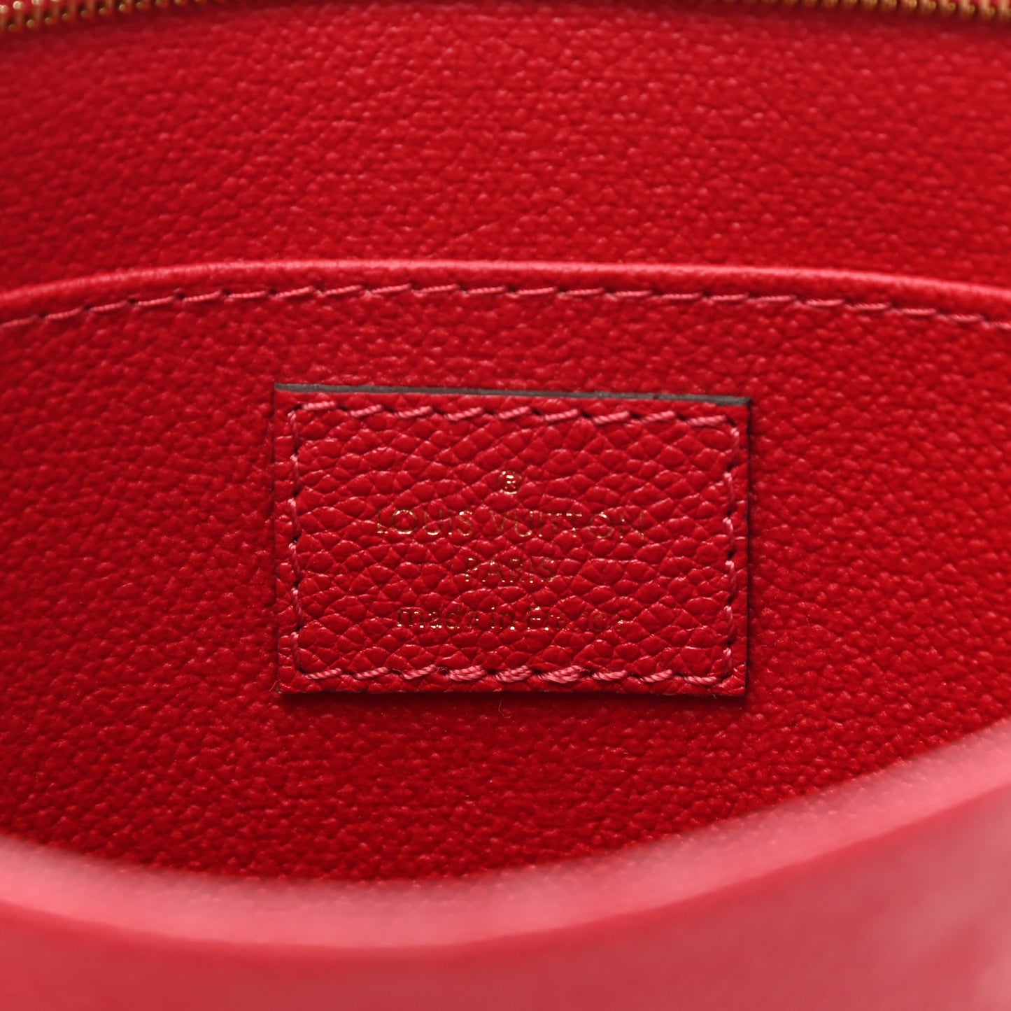 Empreinte Monogram Toiletry Pouch 26 Scarlet