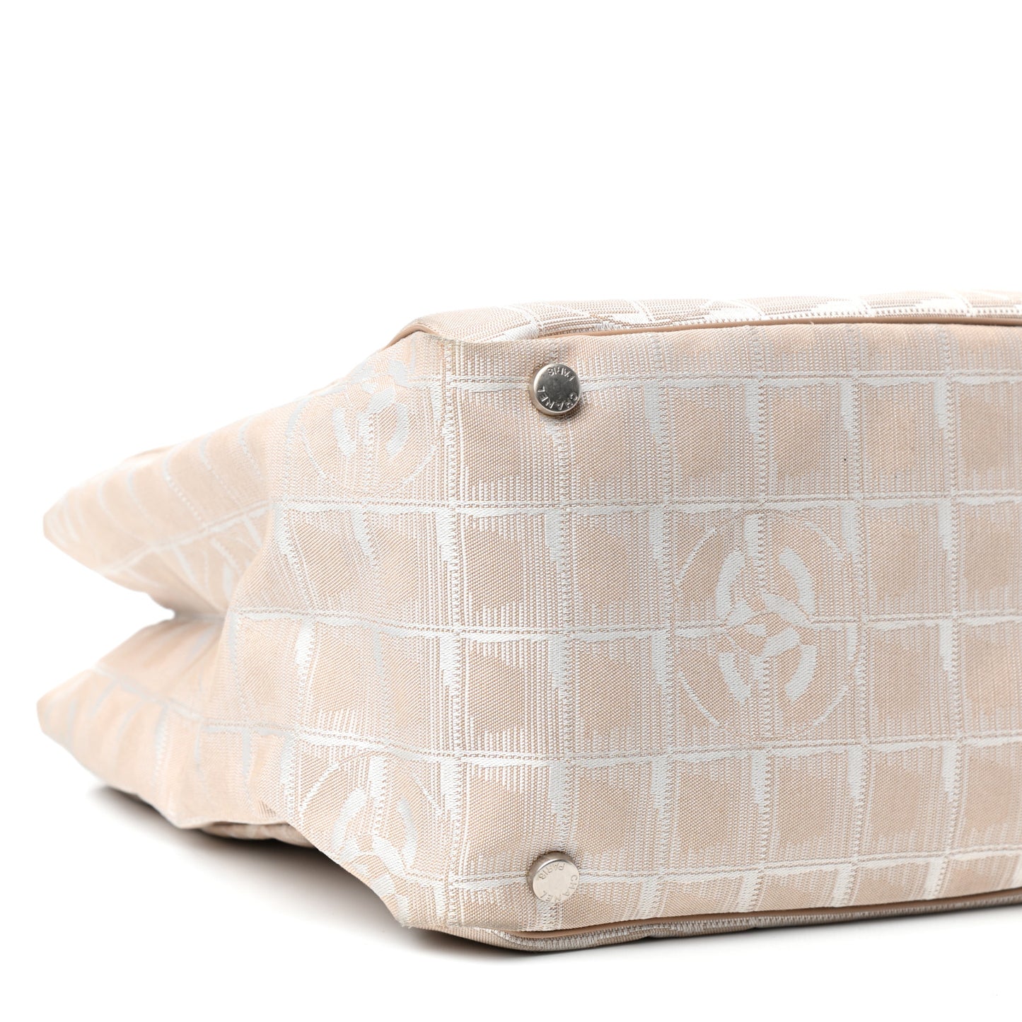 Nylon Medium Travel Tote Beige