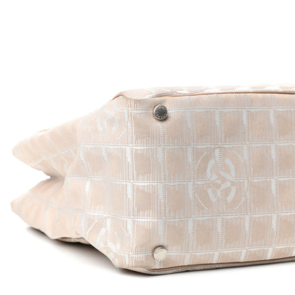 Chanel Nylon Medium Travel Tote Beige 8 of 10
