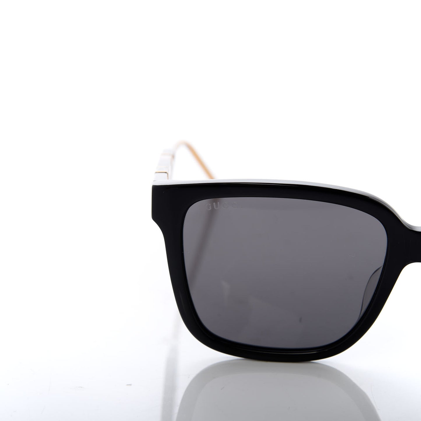 Acetate Square Sunglasses GG0599SA Black Tortoiseshell Pearlescent
