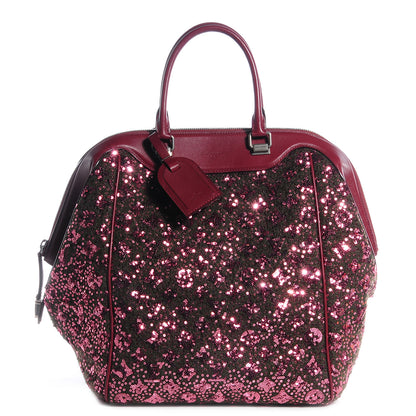 Louis Vuitton Sequin Monogram Sunshine Express North South Burgundy 1 of 7
