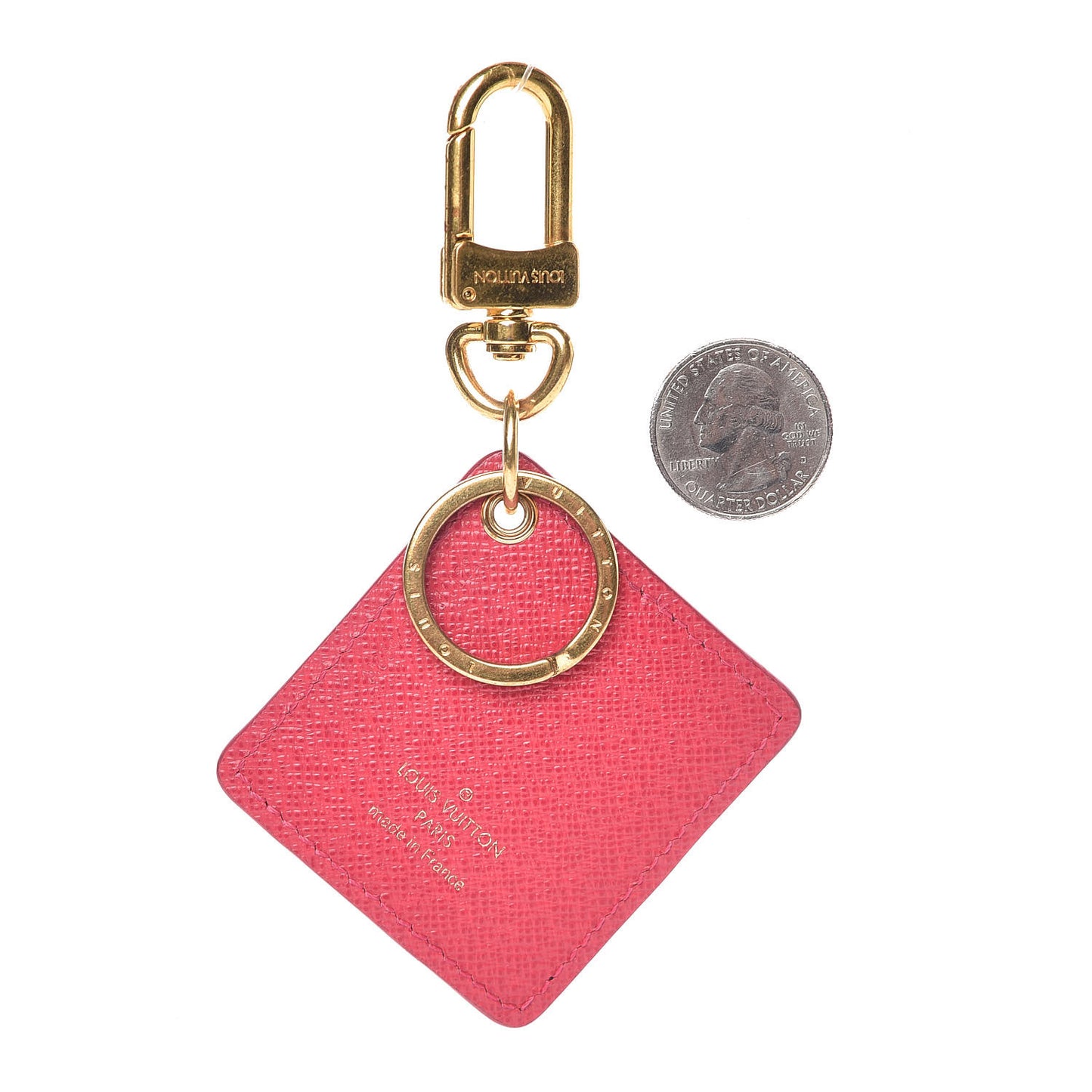 Monogram Illustre Carousel Bag Charm Key Ring Pink