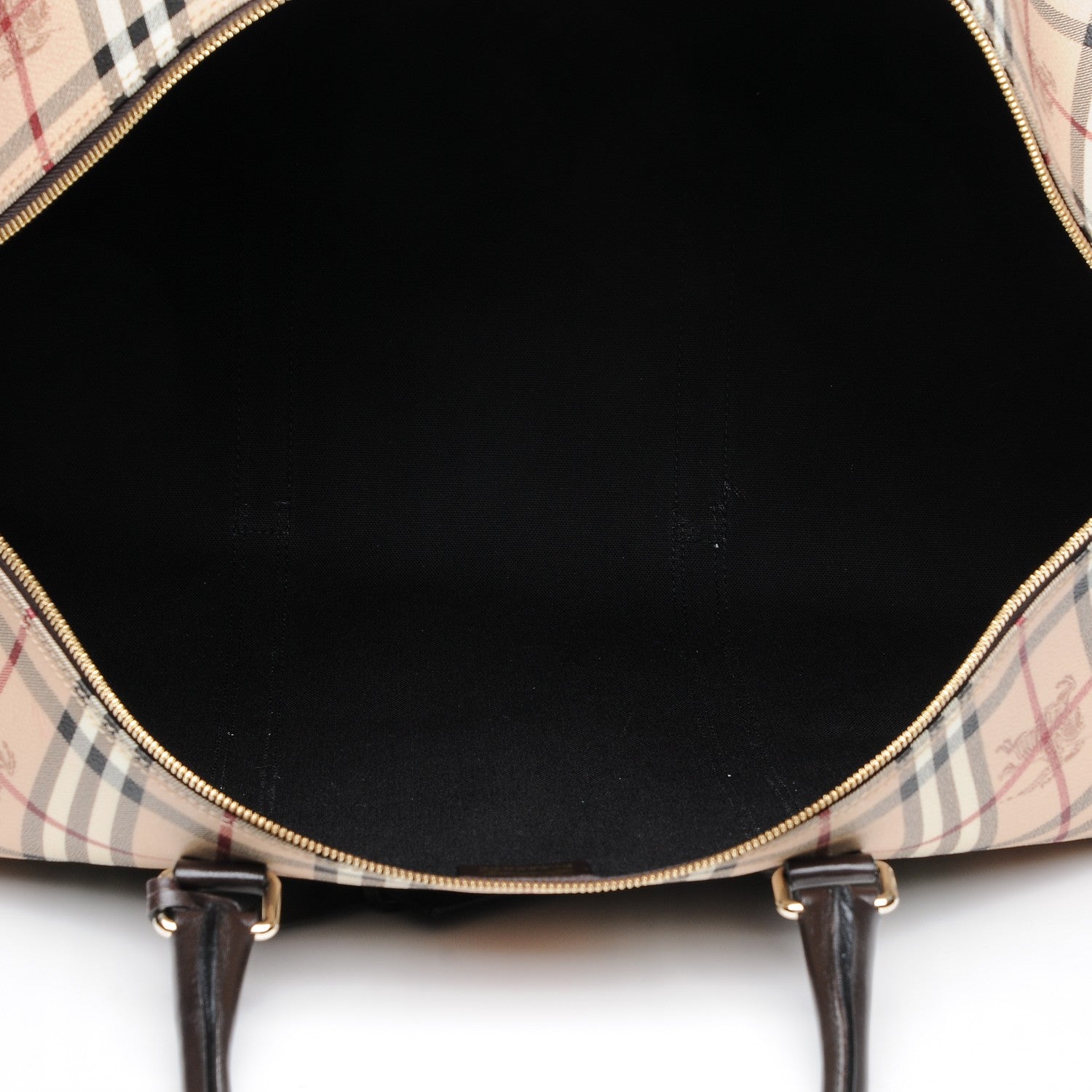 Burberry Haymarket Check Boston Holdall 60 Chocolate 5 of 6
