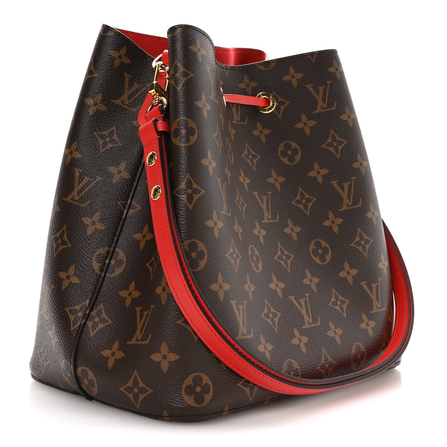Louis Vuitton Monogram Neonoe MM Coquelicot Coquelicot 2 of 10