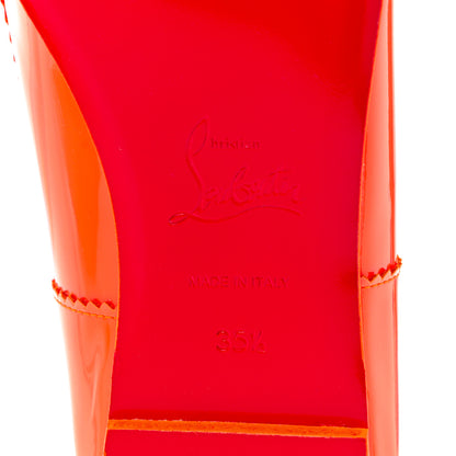 Christian Louboutin Patent Mamadrague Flats 35.5 Sunrise 6 of 8