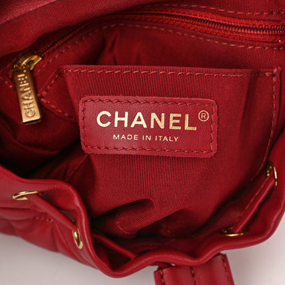 Chanel Calfskin Quilted Mini Urban Spirit Backpack Red 6 of 10