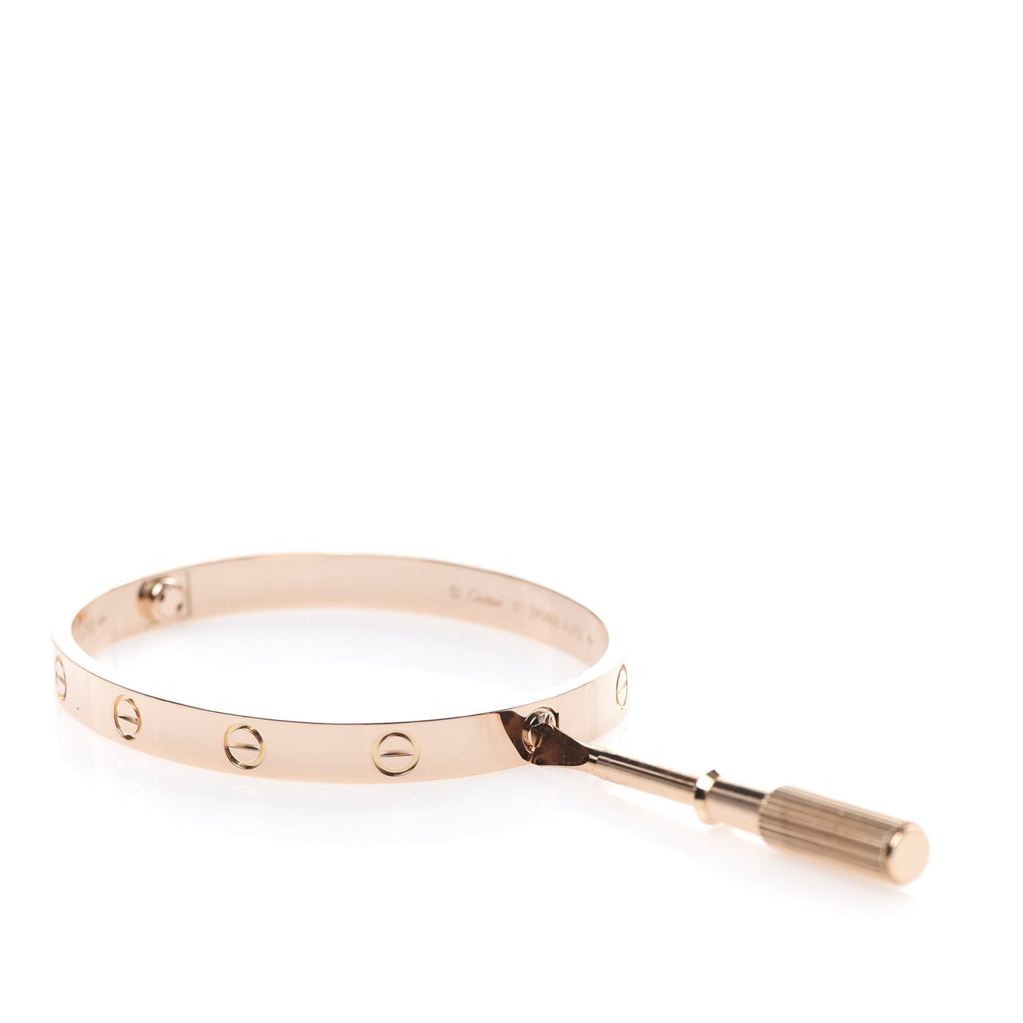 18K Pink Gold LOVE Bracelet 17
