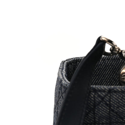 Christian Dior Denim Cannage Medium Lady Dior Black 20 of 21