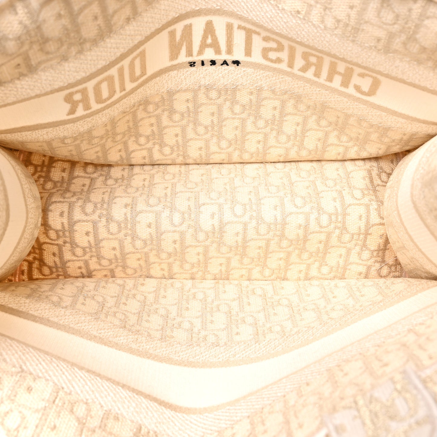 Oblique Medium Book Tote Gold Multicolor