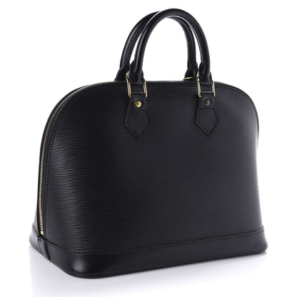 Louis Vuitton Epi Alma PM Black 3 of 10