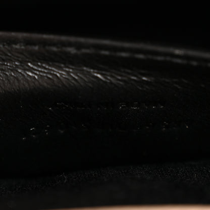 Saint Laurent Grain De Poudre Textured Mixed Matelasse Triquilt Medium Monogram Satchel Dark Beige 7 of 11