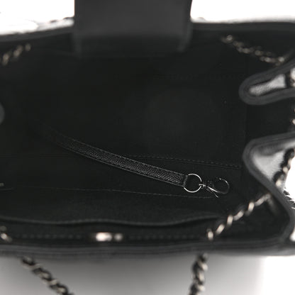 Chanel Caviar Quilted Small CC Bucket Bag Black 4 of 10