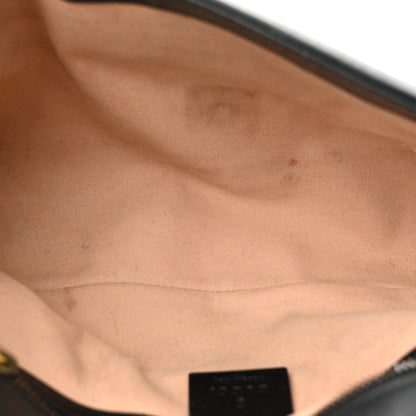 Gucci Calfskin Matelasse Small GG Marmont Shoulder Bag Black 5 of 11