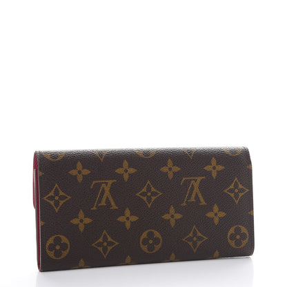 Louis Vuitton Monogram Emilie Wallet Fuchsia 3 of 8