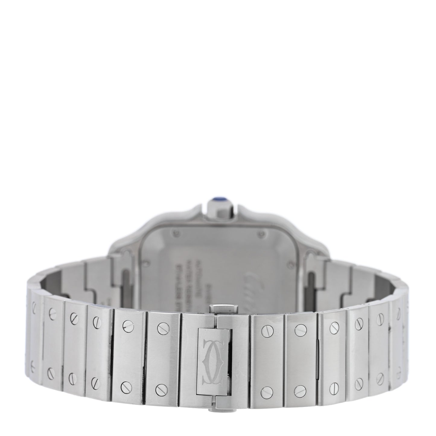 Stainless Steel 39.8mm Santos De Cartier Automatic Watch