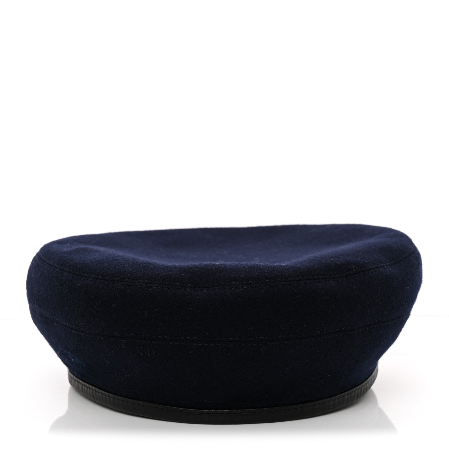 Hermes Cashmere Saint Honore Drap Beret 59 Marine 2 of 14