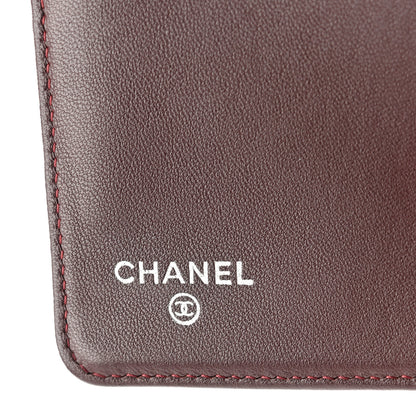 Chanel Lambskin Quilted Yen Wallet Black 7 of 9