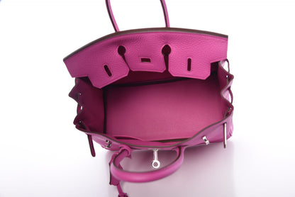 Hermes Togo Birkin 25 Magnolia 7 of 37